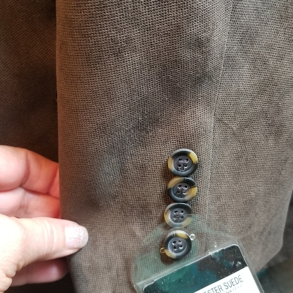 Men's NEW Blazer / sport coat in chocolate brown size XL by Andrew Fezza - Picture 4 of 9